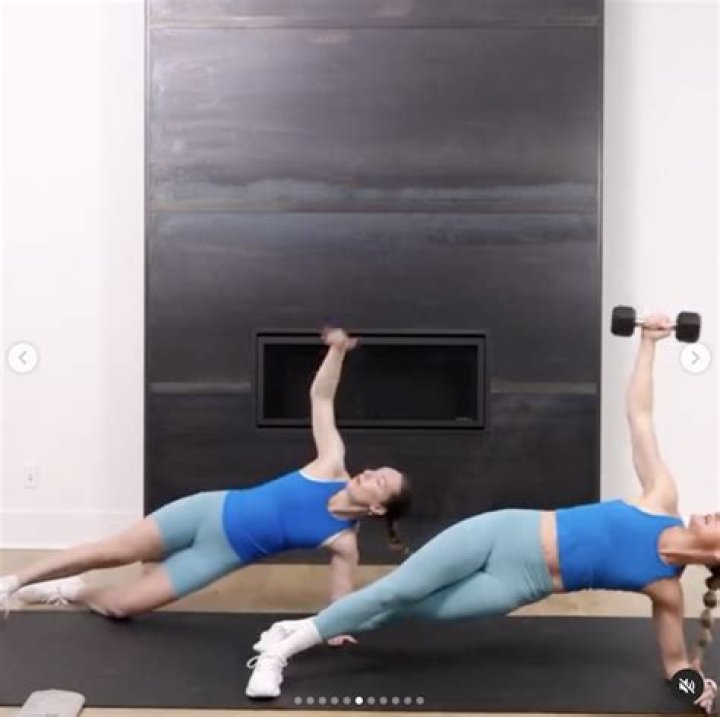 Alexandra Albu in Two-Piece Workout Gear Shares "Favorite Back Exercises"
