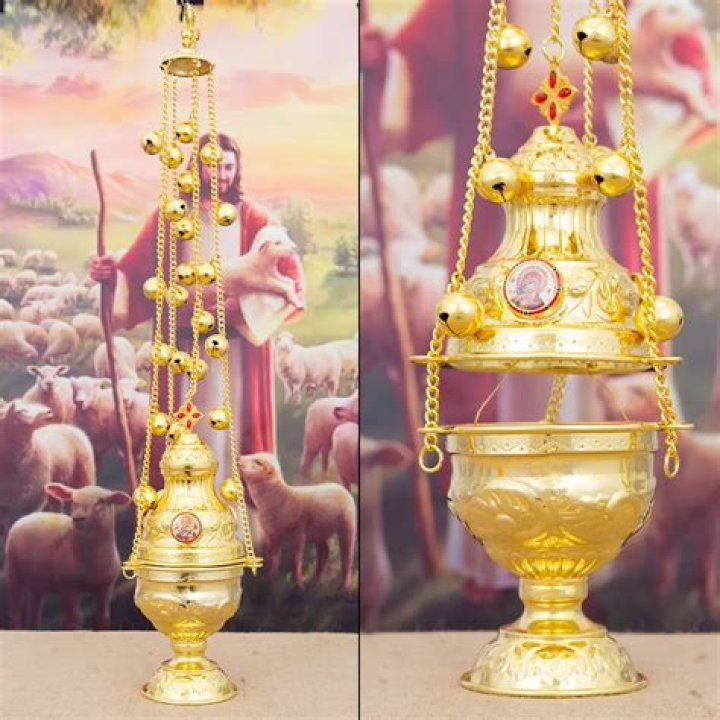Combelidiko Orthodox Church Censer - Gold Plated — Blessed Celebration