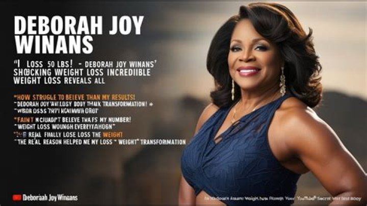Deborah Winans’ Weight Loss: Deborah's Life-Changing Decision to Transform Herself!