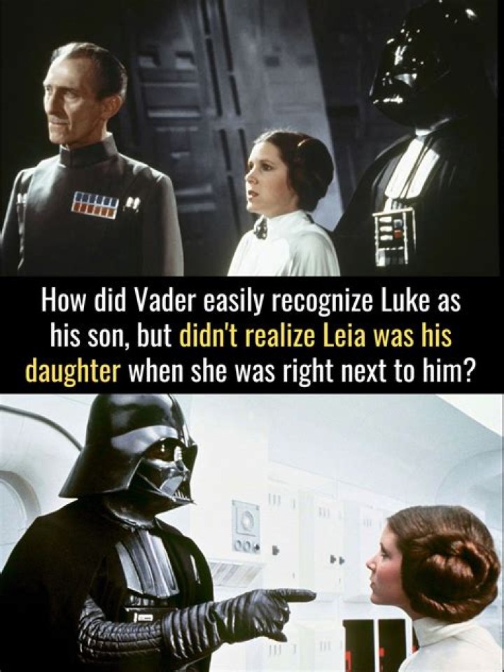 Does Darth Vader recognize Leia? – Celebrity