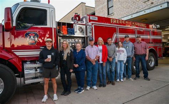 Donnie Wedding Memorial Service, Fredericksburg Fire Department Firefighter
