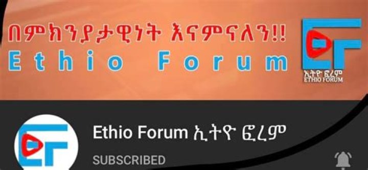 Ethio Forum ኢትዮ ፎረም statistiques vidéo