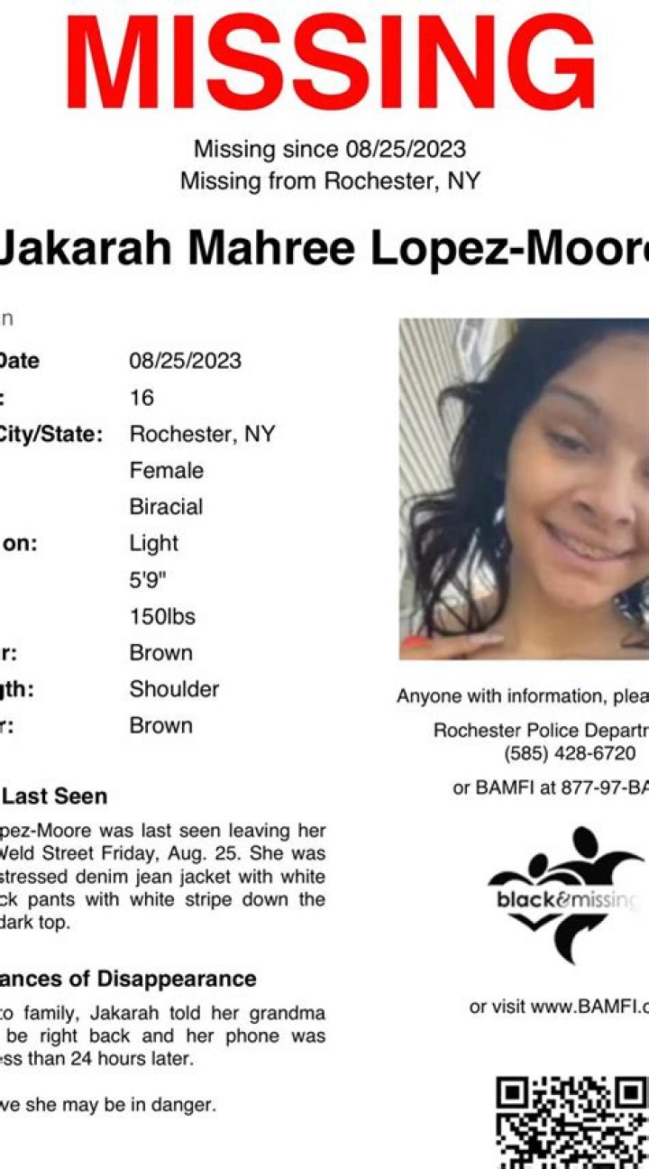 Missing Jakarah Lopez Moore Found Dead by Homicide Weeks later