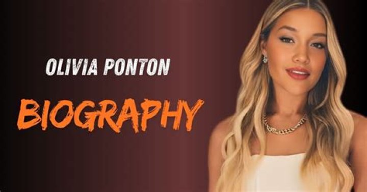 Olivia Ponton – Bio, Facts, Family Life