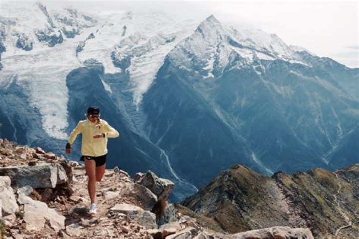 Pro Mountain Runner Sally McRae in Workout Gear Says “Believe and Keep Climbing”