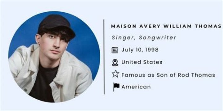The Story of Maison Avery William Thomas, Rob Thomas’ Son, Bio, Net-Worth