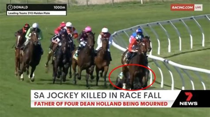 Tributes; Jockey Dean Holland Dies in a Race Fall Accident