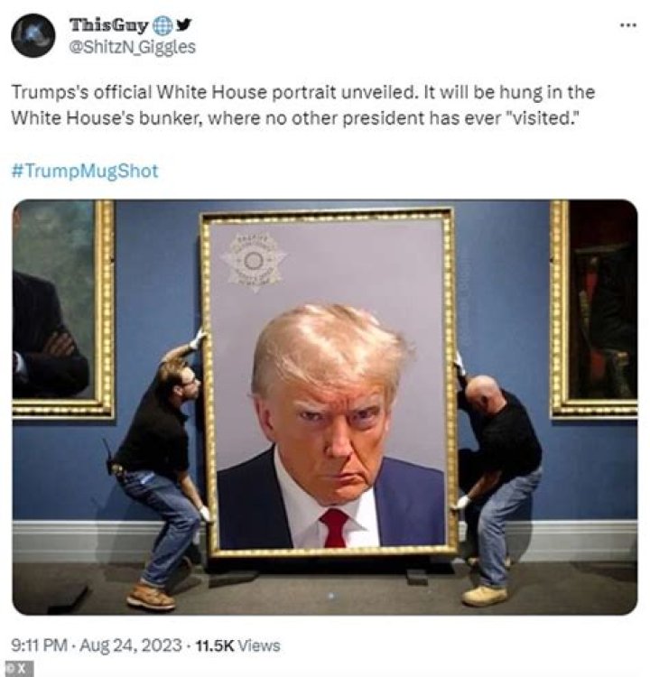 Trump Mugshot Memes Taking Frenzy On Social Media