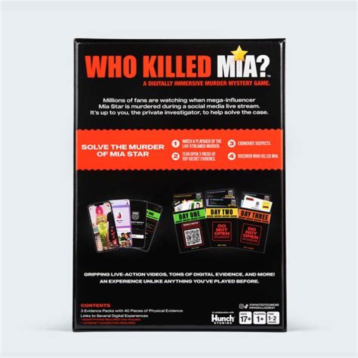Who Killed Mia Star? Murder Mystery Game Youtuber Death,